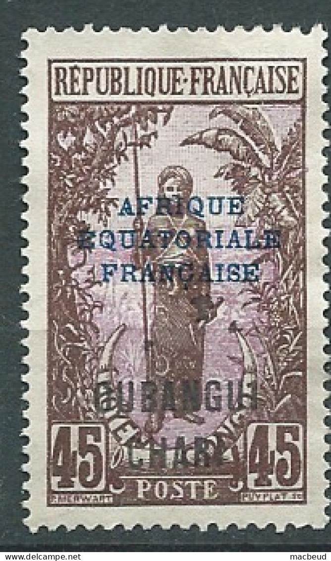 Oubangui - Yvert N° 55 (*) - Ai 33504 - Unused Stamps