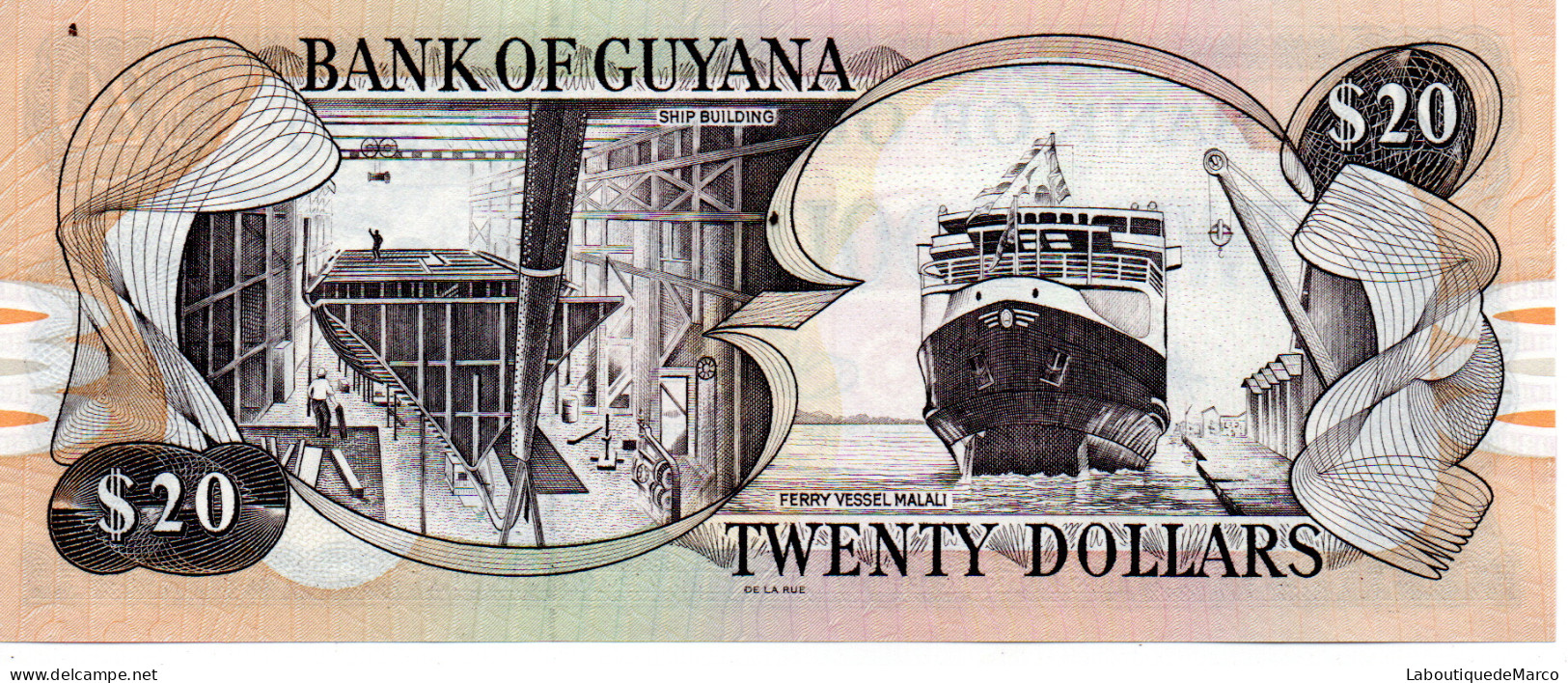 Guyana - Pk N° 30e(1) - 20 Dollars - Guyana