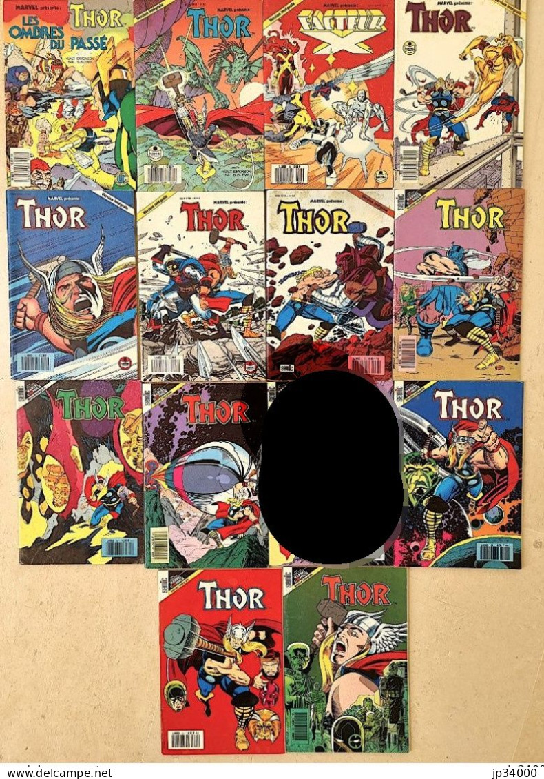 THOR Lot De 13 Comics Version Intégrale Tous Différents. Lug Et Semic - Thor