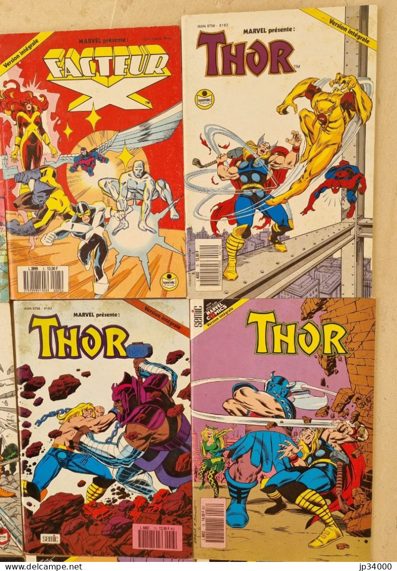 THOR Lot De 13 Comics Version Intégrale Tous Différents. Lug Et Semic - Thor