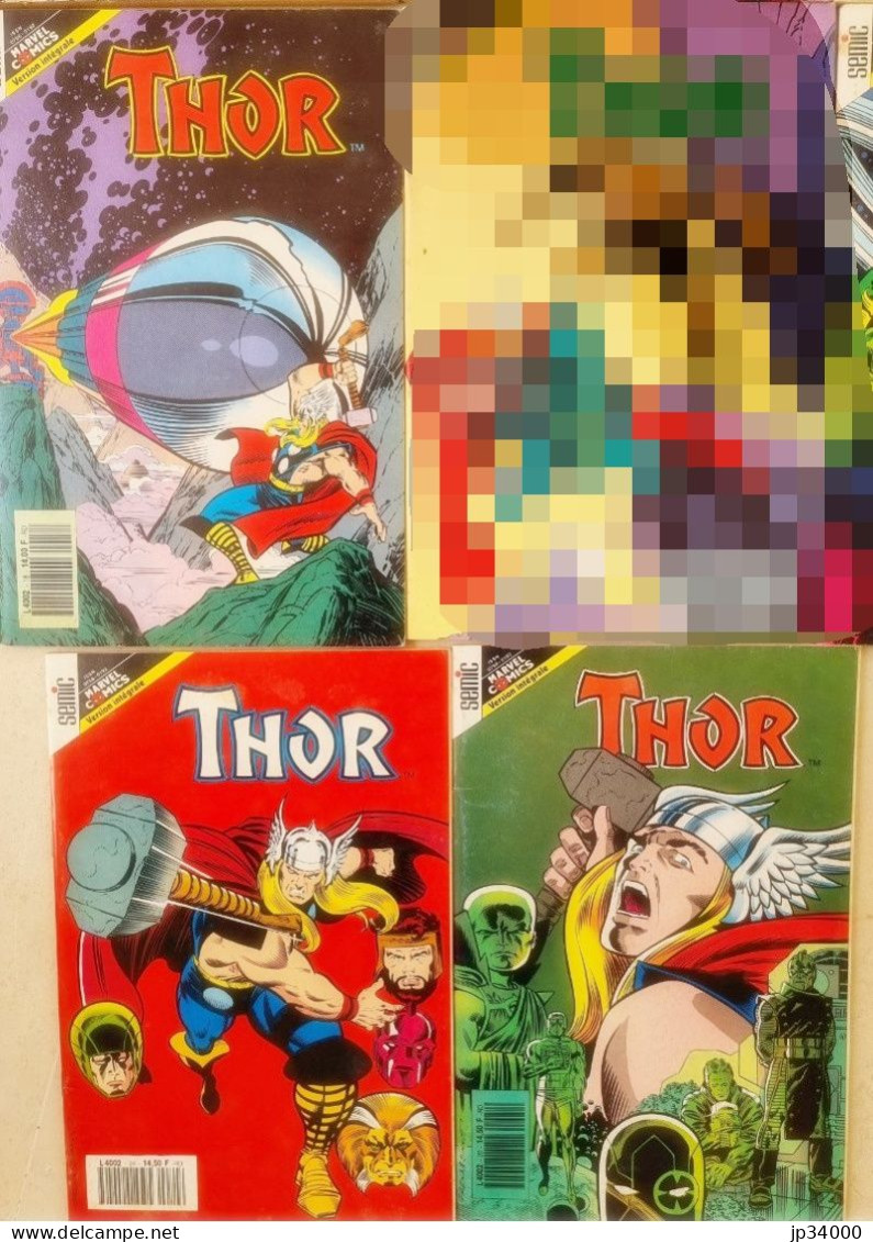 THOR Lot De 13 Comics Version Intégrale Tous Différents. Lug Et Semic - Thor