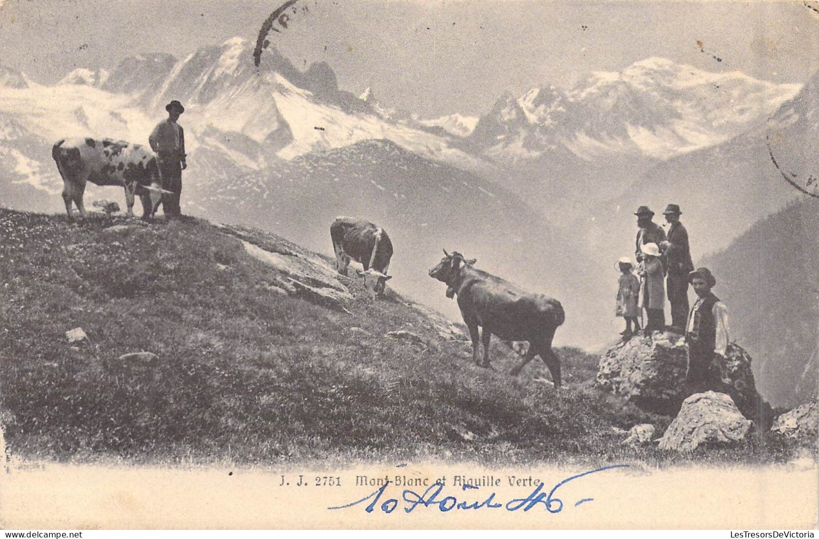 FRANCE - 74 - Mont-Blanc Et Aiguille Verte - Carte Postale Ancienne - Saint-Gervais-les-Bains