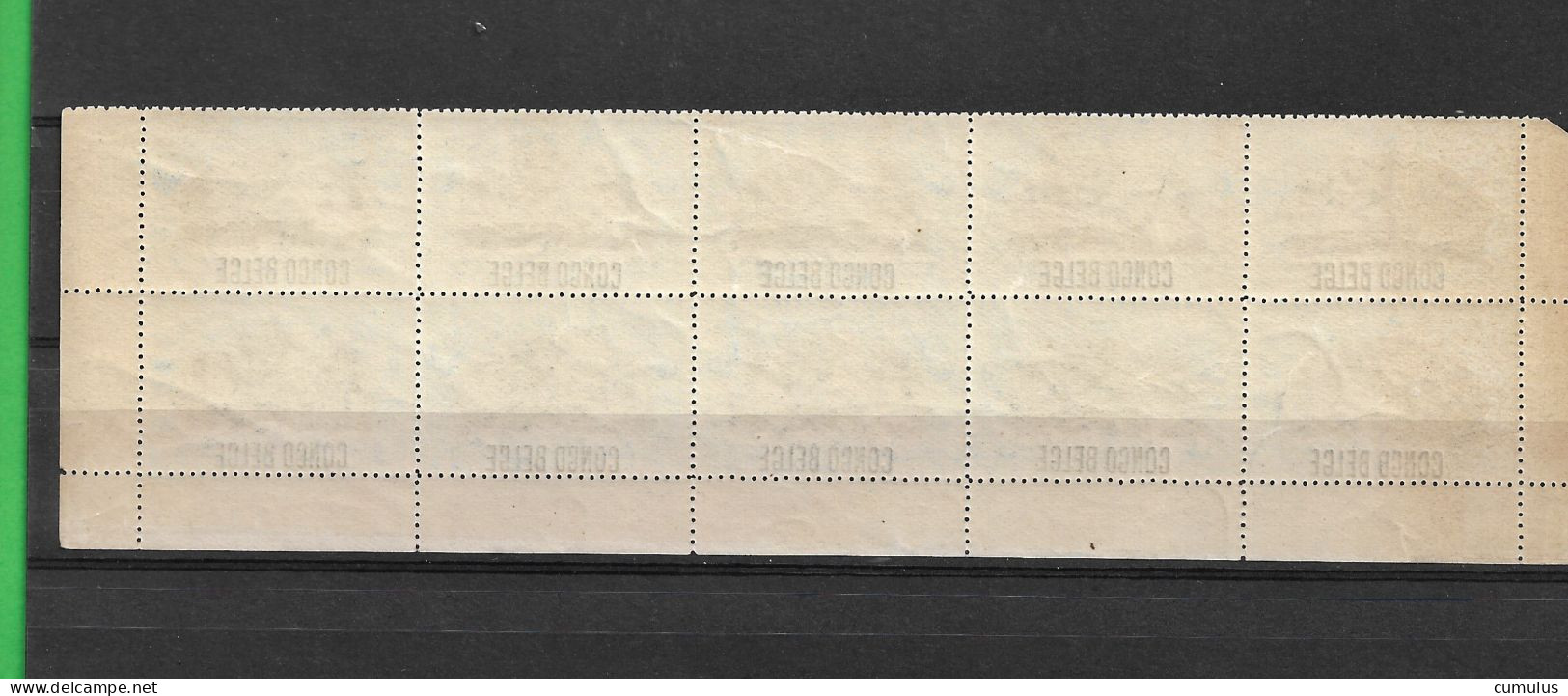 COB N° 43 Bloc De 10 Timbres Surcharge Typographique (avec Certificat) XX MNH - Nuovi