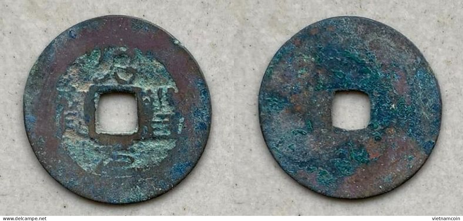 Ancient Annam Coin Thieu Phong Nguyen Bao (An Phap Group ) - Vietnam
