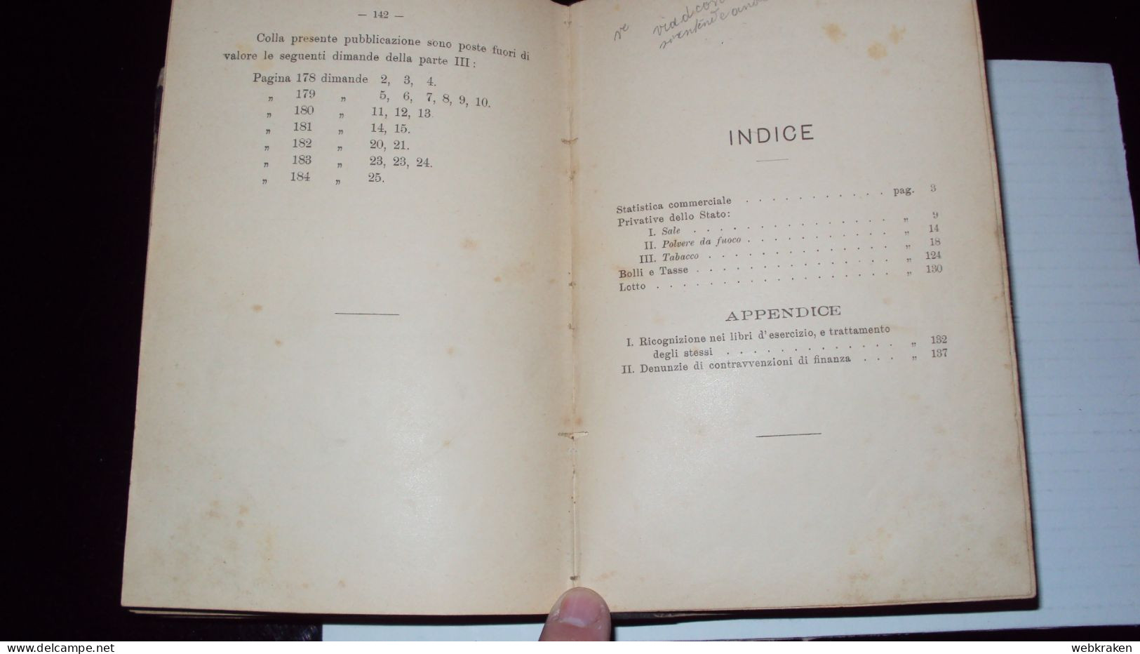 VECCHIO LIBRO MANUALE DELLA I.R. GUARDIA DI FINANZA IN AUSTRIA DATO A PIRANO STAMPATO A TRIESTE 1902 MOLTO BELLO