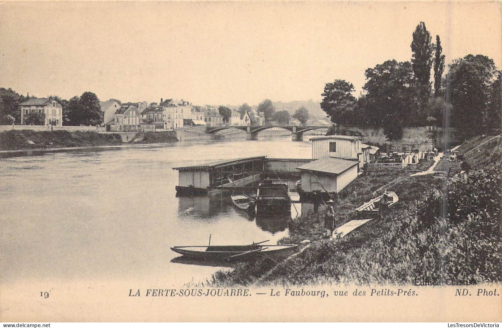 FRANCE - 77 - La Ferté-sous-Jouarre - Le Faubourg - Vue Des Petits-Prés  - Carte Postale Ancienne - La Ferte Sous Jouarre