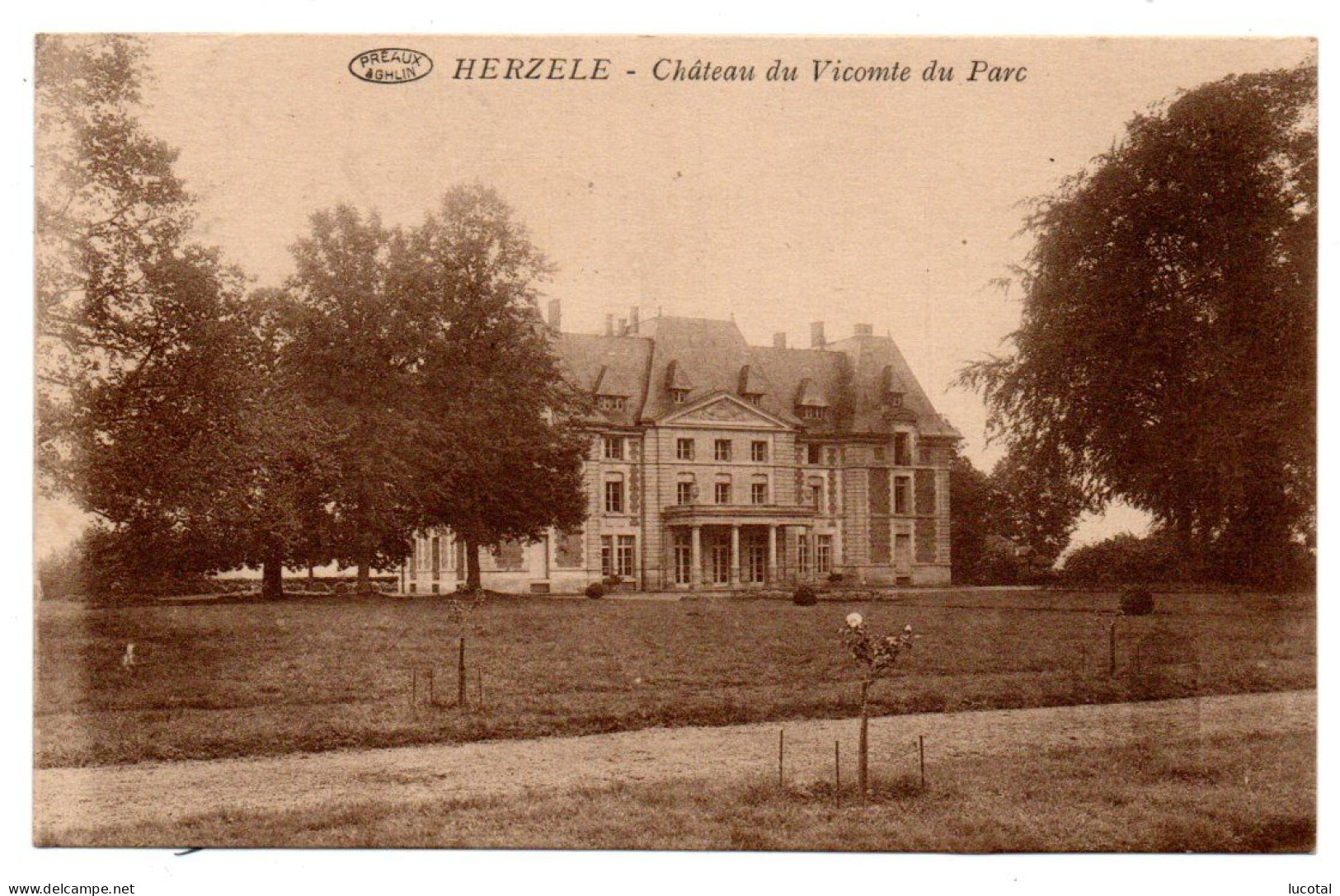 Herzele - Kasteel - Chateau Du Vicomte Du Parc - Uitg. Préaux / J. Vergucht - Herzele