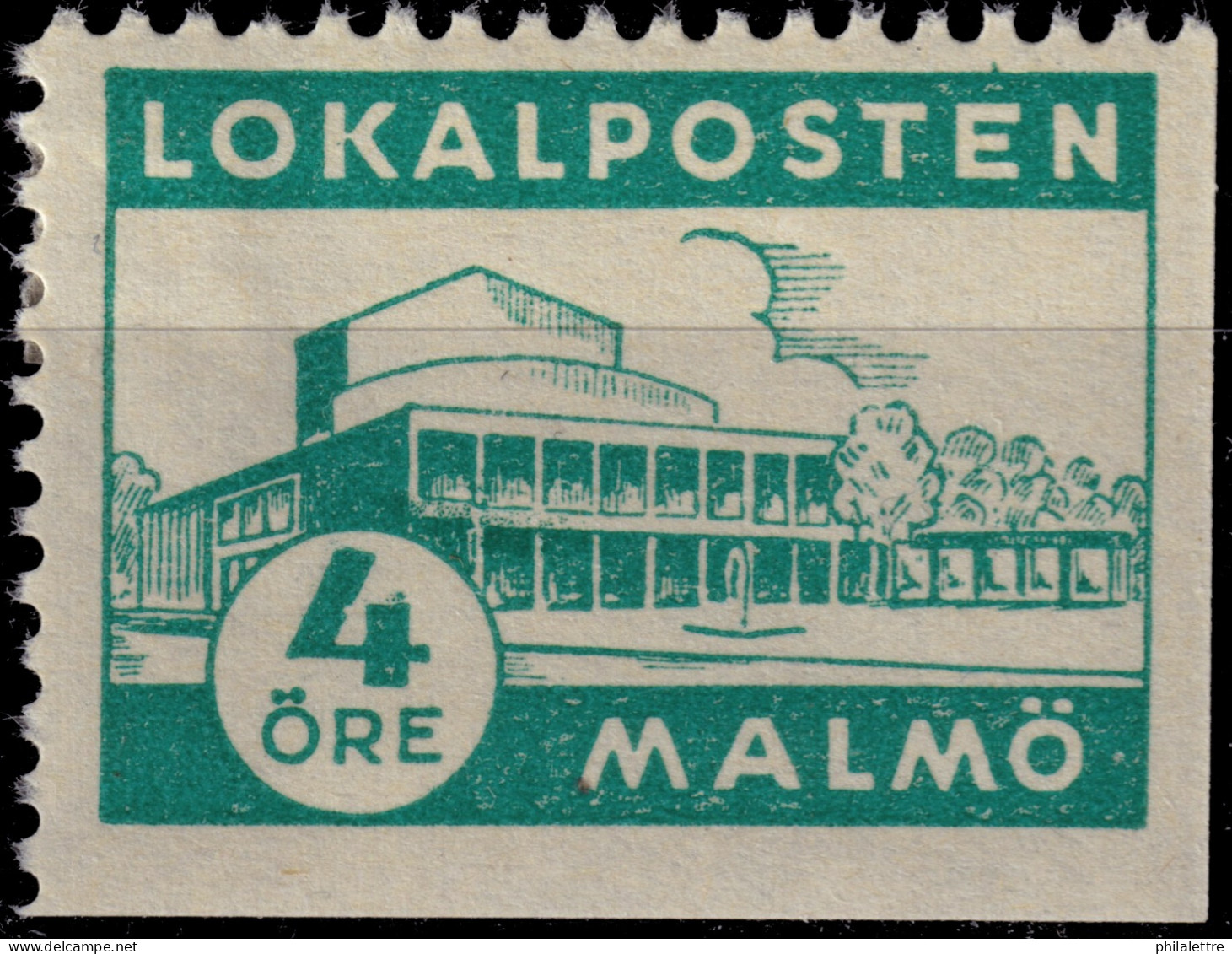 SUÈDE / SWEDEN - Local Post MALMÖ 4öre Green - Mint* - Ortsausgaben