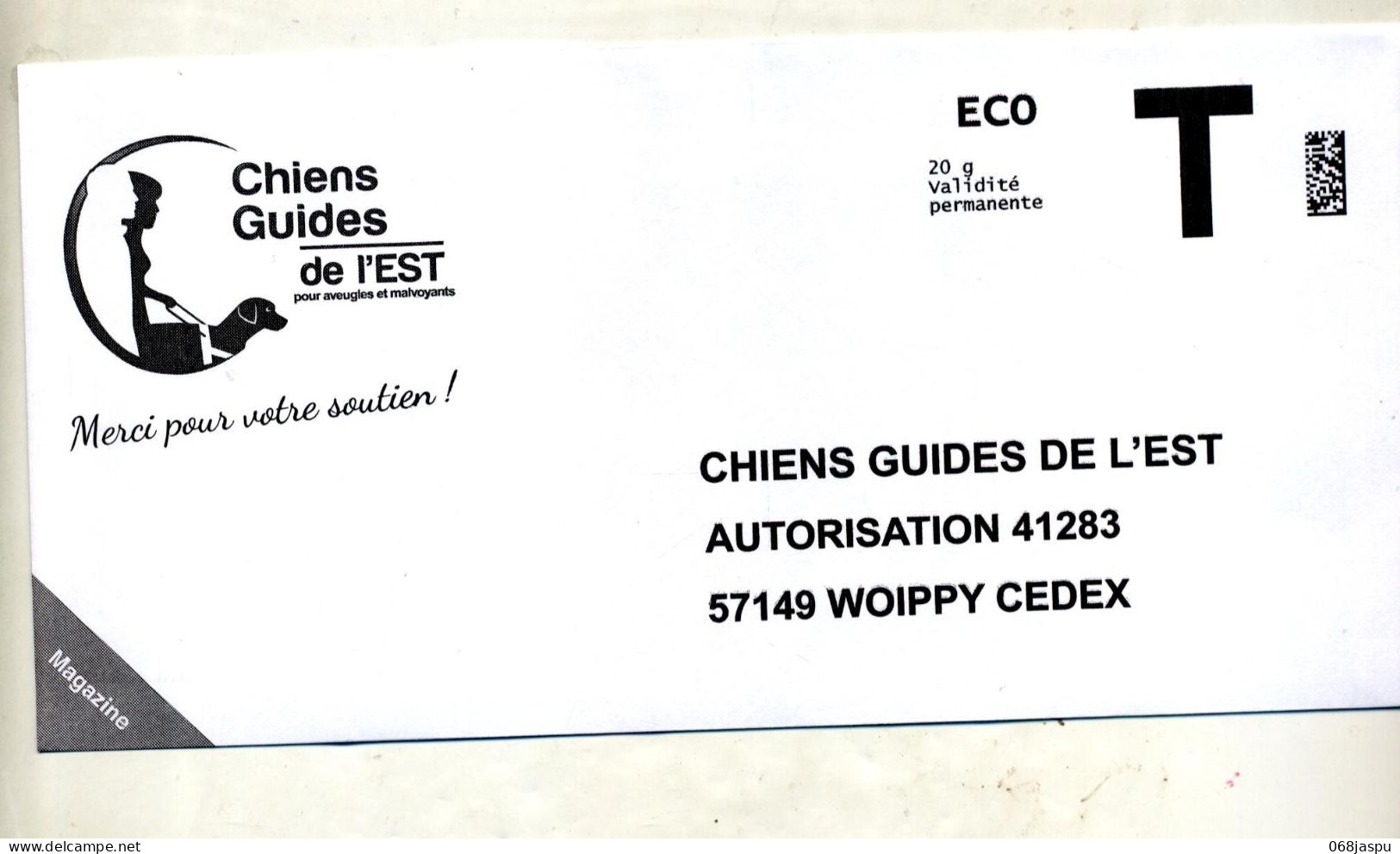 Enveloppe Reponse T Chien Guide - Cards/T Return Covers