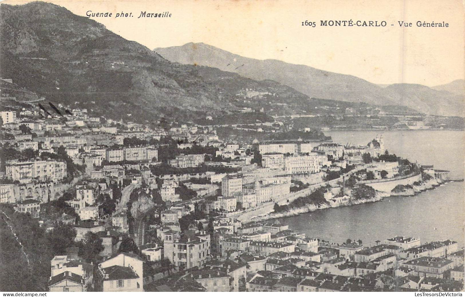 MONACO - Monte-Carlo - Vue Générale - Carte Postale Ancienne - Monte-Carlo