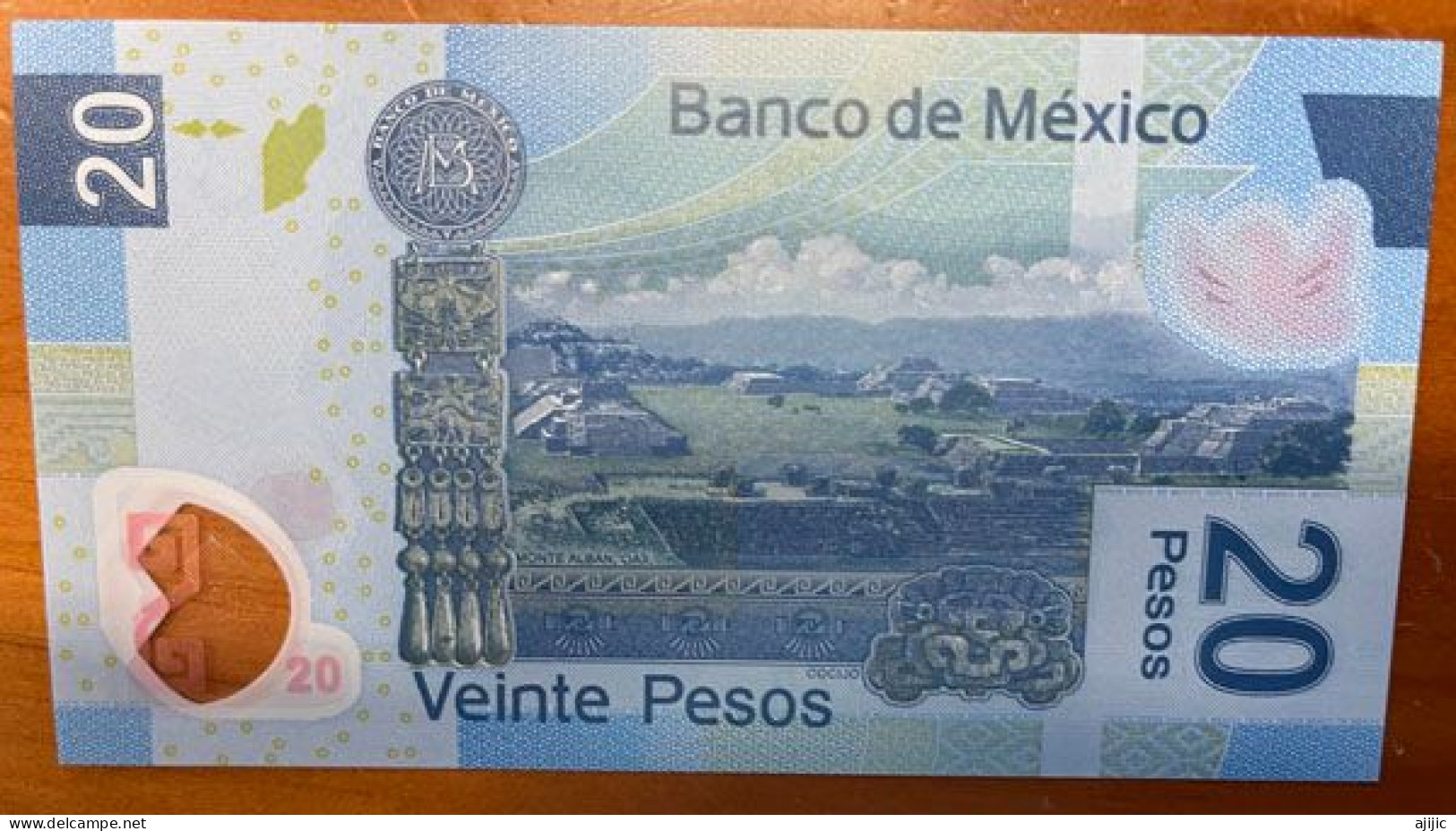 MEXICO. 20 PESOS. BENITO JUAREZ (the First Indigenous President Of Mexico & Monte Albán, Oaxaca) UNCIRCULATED - Mexico