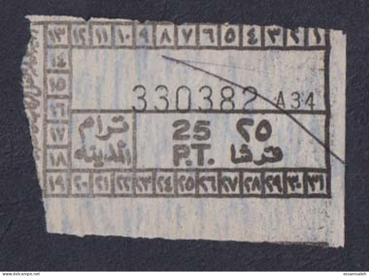 EGD56010 Egypt / Tram Ticket – “Tram City” Alexandria - Welt