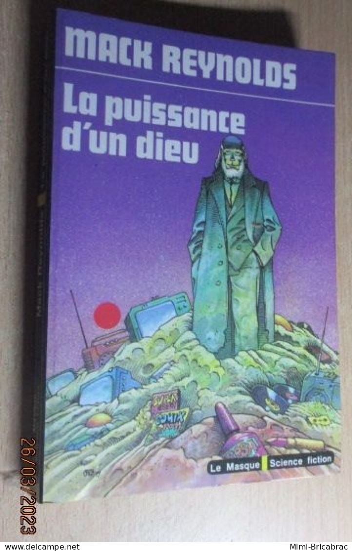 DIVCORO LIVRE SCIENCE-FICTION / LE MASQUE N° 97 / MACK REYNOLDS / LA PUISSANCE D'UN DIEU - Le Masque SF