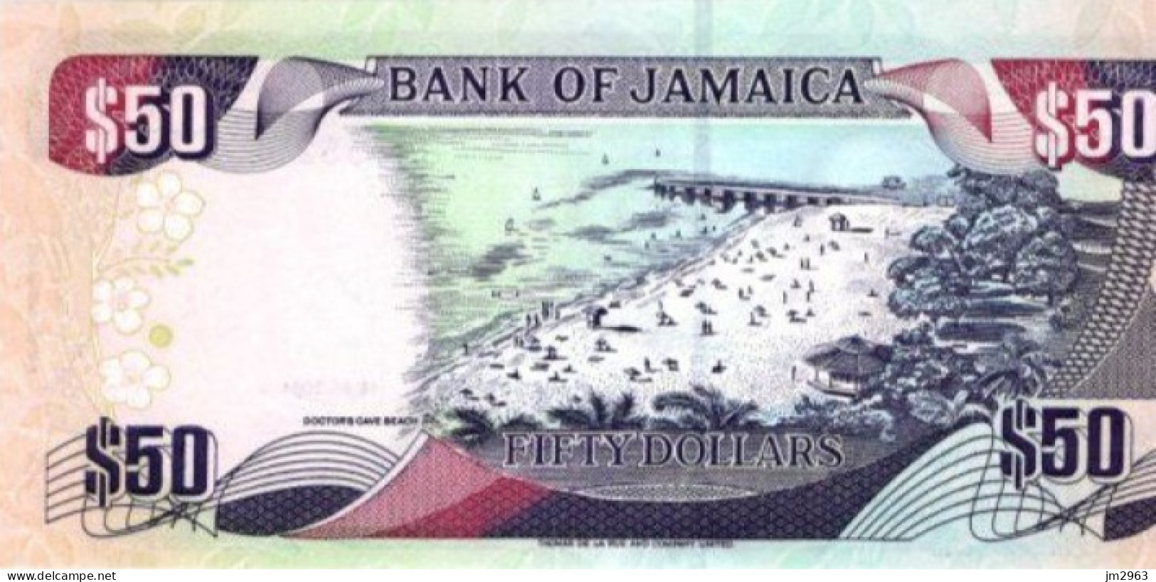 JAMAIQUE 50 Dollars 15.01.2004 UNC HN155256 - Jamaique