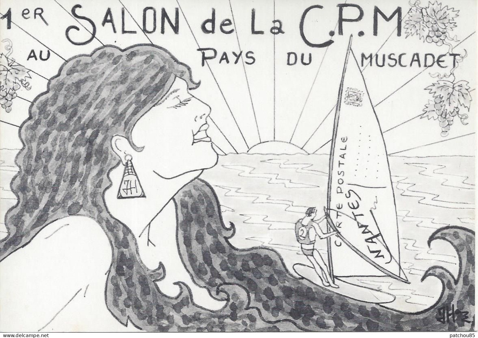 CPM 1° Salon De La Carte Postale Moderne Au Pays Du Muscadet 26-26-Octobre 1986 Nantes - Hamm