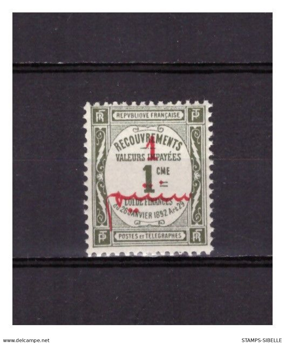 MAROC  TAXE  N°  13    .  1  C  SUR  1 C   . NEUF  ** . SUPERBE . - Timbres-taxe