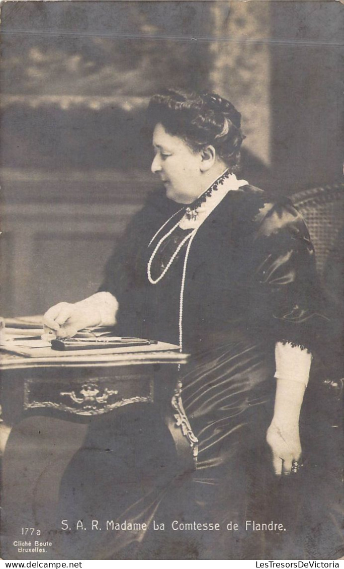 FAMILLES ROYALES - S.A.R Madame La Comtesse De Flandre - Carte Postale Ancienne - Royal Families
