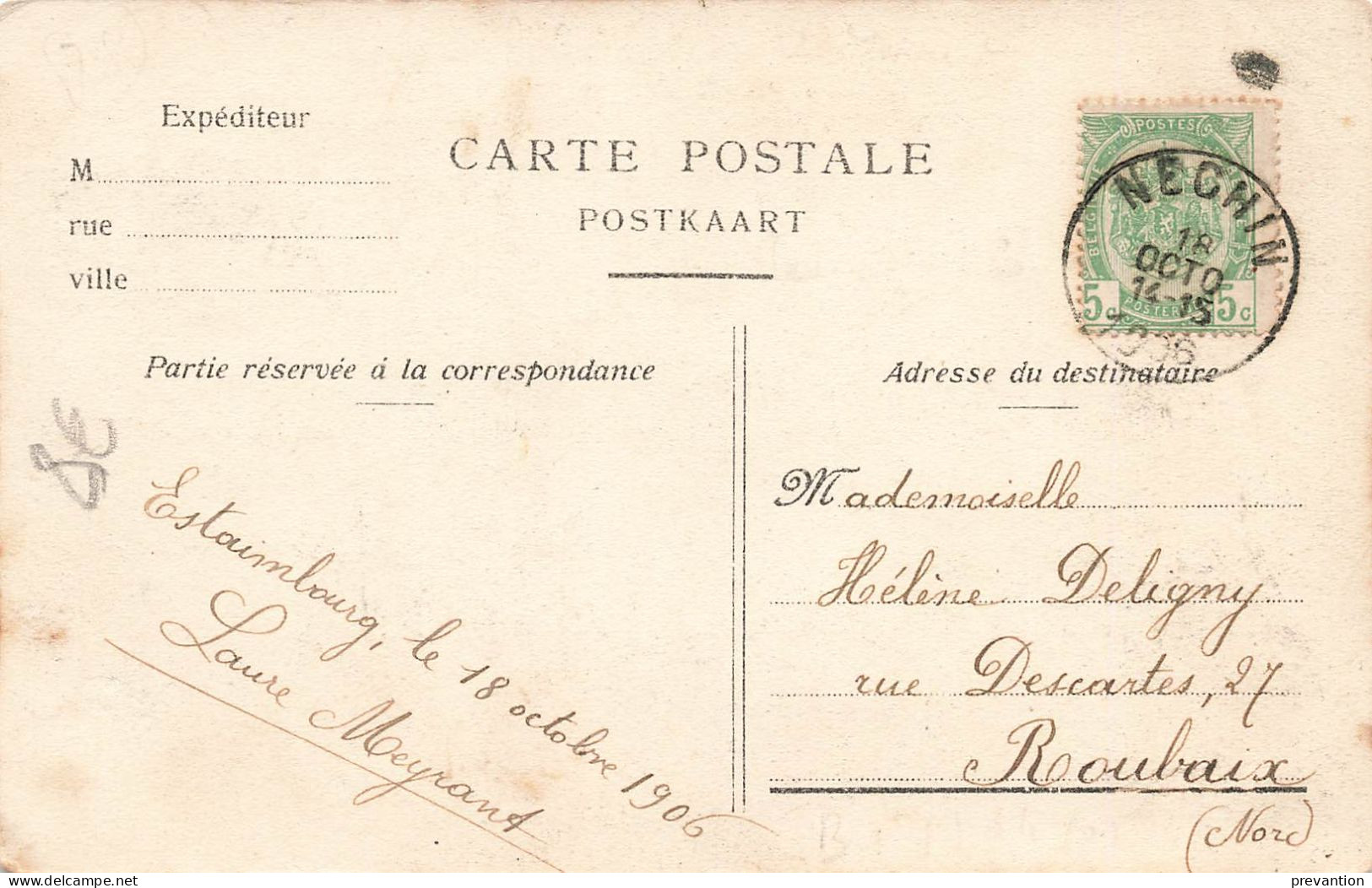 Souvenir De PECQ - Carte Circulé En 1906 Vers ROUBAIX - Pecq