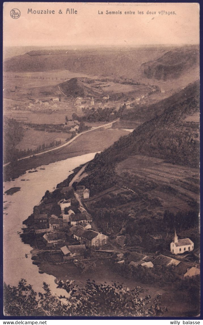 +++ CPA - MOUZAIVE Et ALLE - La Semois Entre Les Deux Villages  // - Vresse-sur-Semois