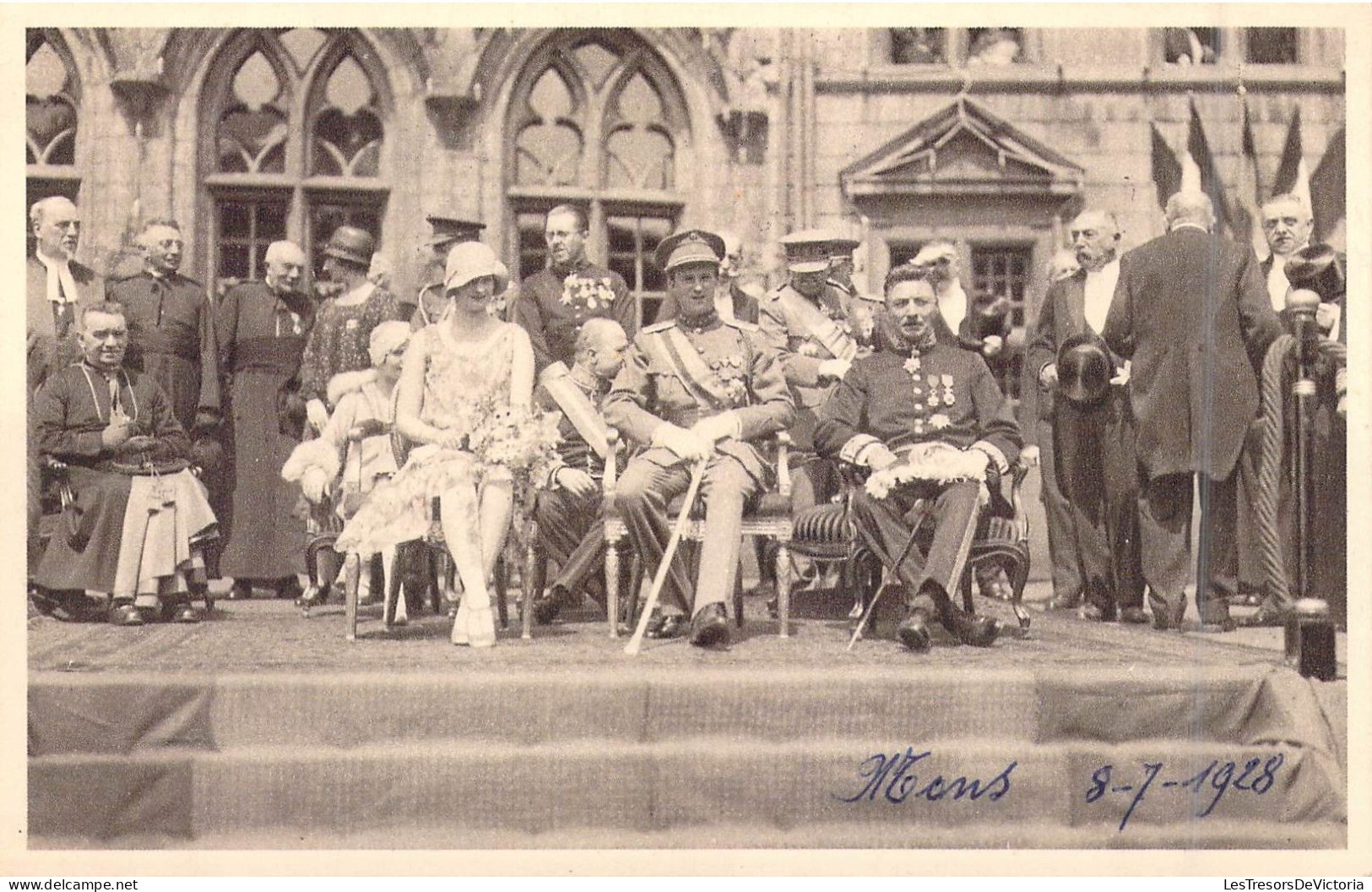 FAMILLES ROYALES - Joyeuse Entrée à Mons Du Duc Et De La Duchesse De Brabant - Carte Postale Ancienne - Royal Families