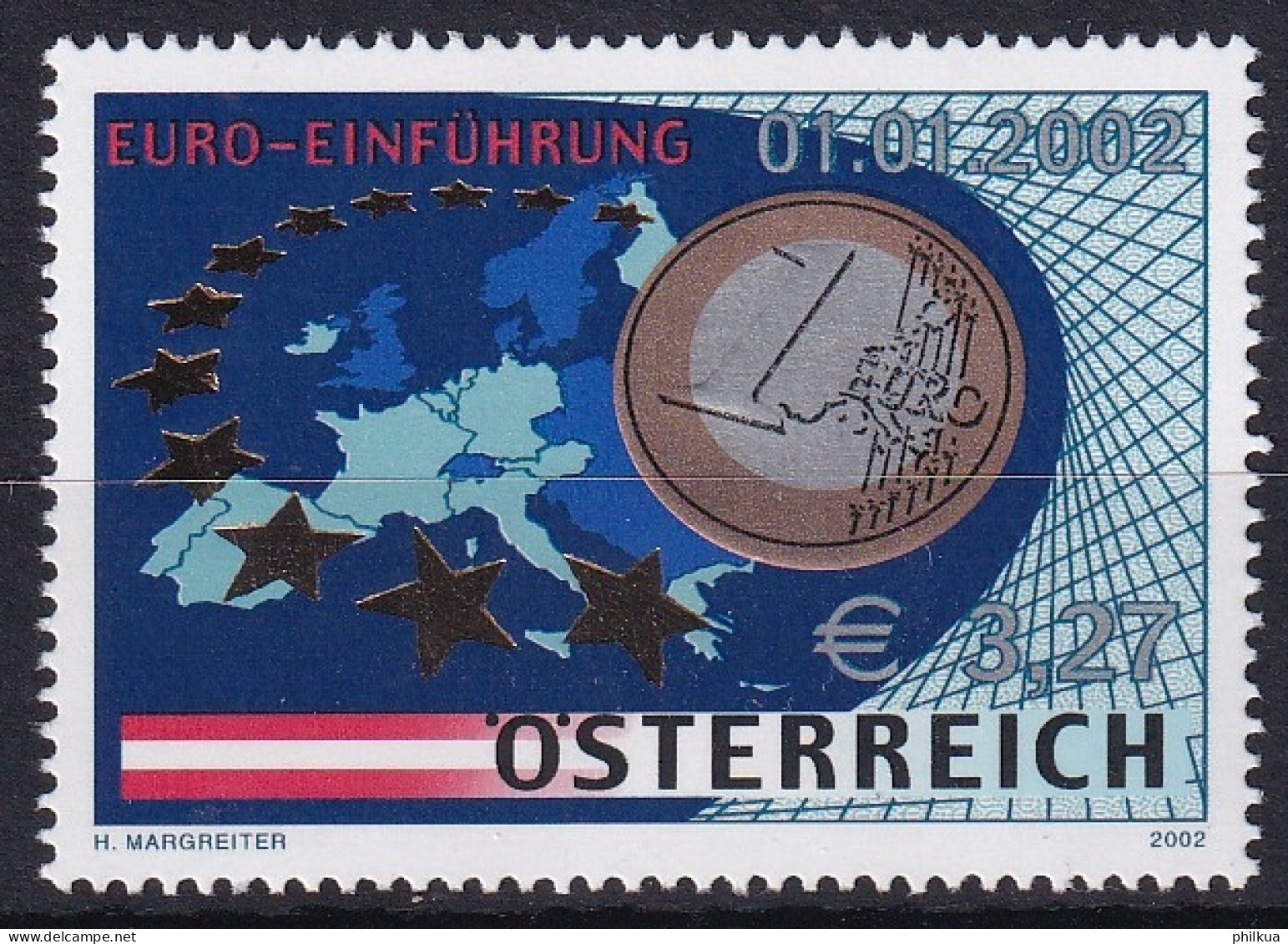 MiNr. 2368 Österreich 2002, 1. Jan. Einführung Der Euro-Münzen Und -Banknoten - Postfrisch/**/MNH - Monnaies