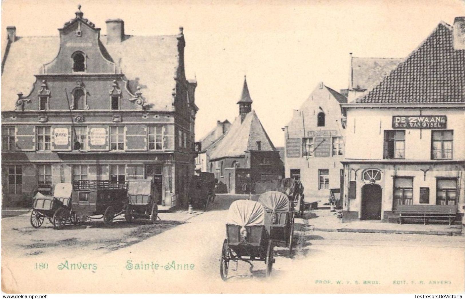 Belgique - Anvers - Sainte Anne - Prop. W.V.S. - De Zwaan SéJ Van Gyzel - Carte Postale Ancienne - Antwerpen