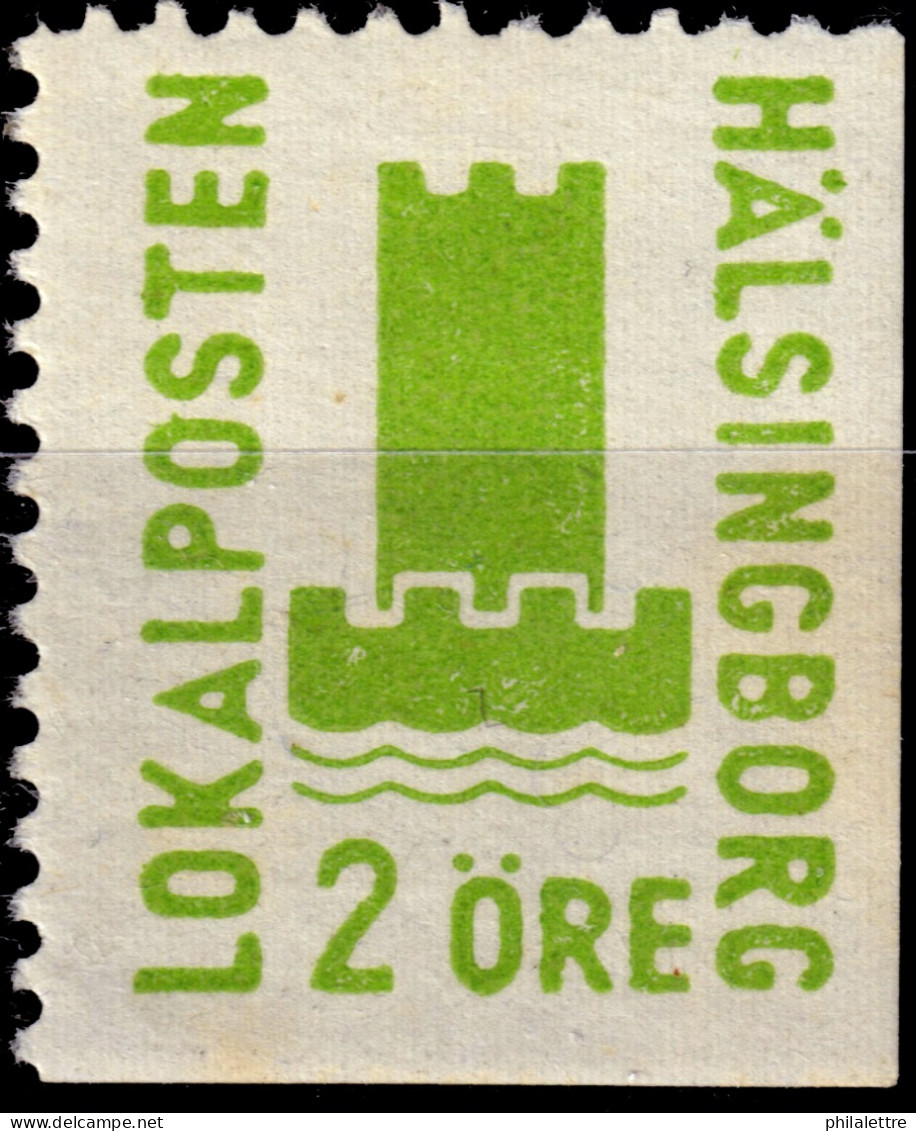 SUÈDE / SWEDEN - Local Post HÄLSINGBORG 2öre Green - Mint* - Ortsausgaben