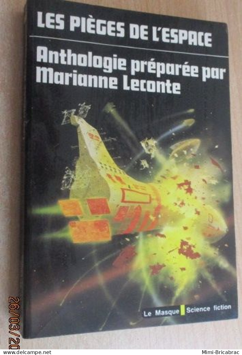 DIVCORO LIVRE SCIENCE-FICTION / LE MASQUE N° 53 MARIANNE LECONTE-HéBON ANTHOLOGIE LES PIEGES DE L'ESPACE - Le Masque SF