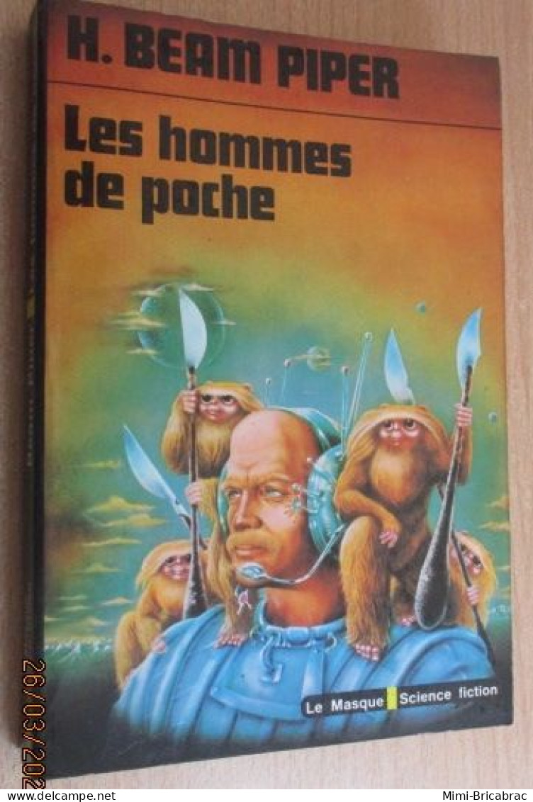 DIVCORO LIVRE SCIENCE-FICTION / LE MASQUE N° 64 / H BEAM PIPER / LES HOMMES DE POCHE - Le Masque SF