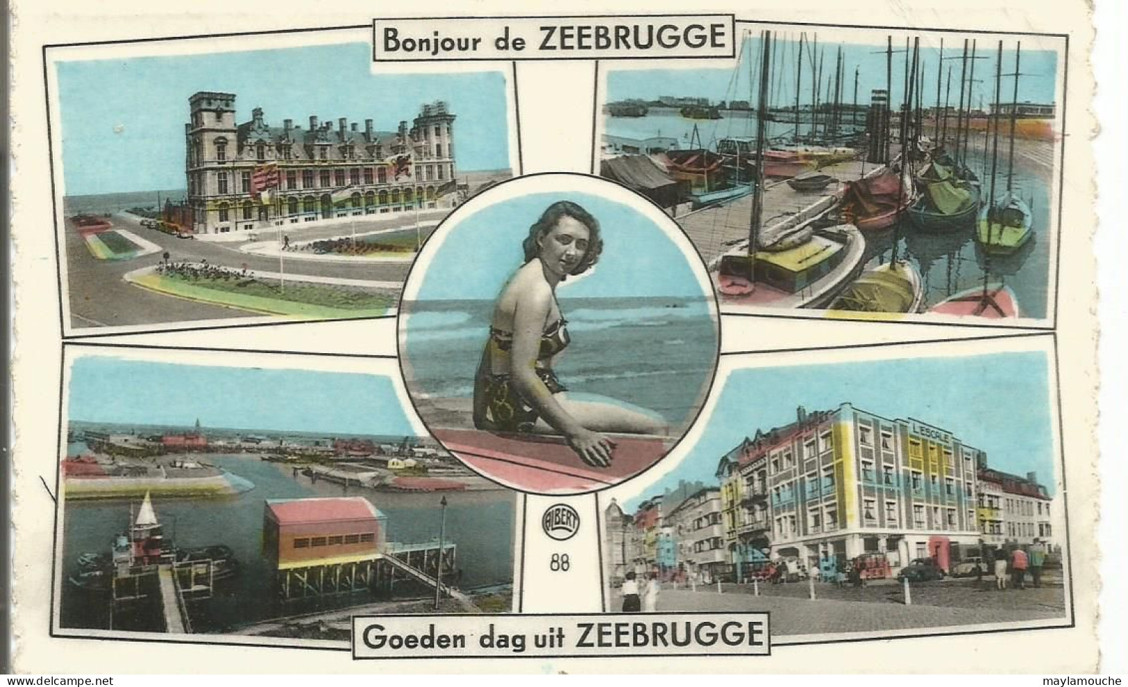 Zeebrugge Jolie Baigneuse - Zeebrugge