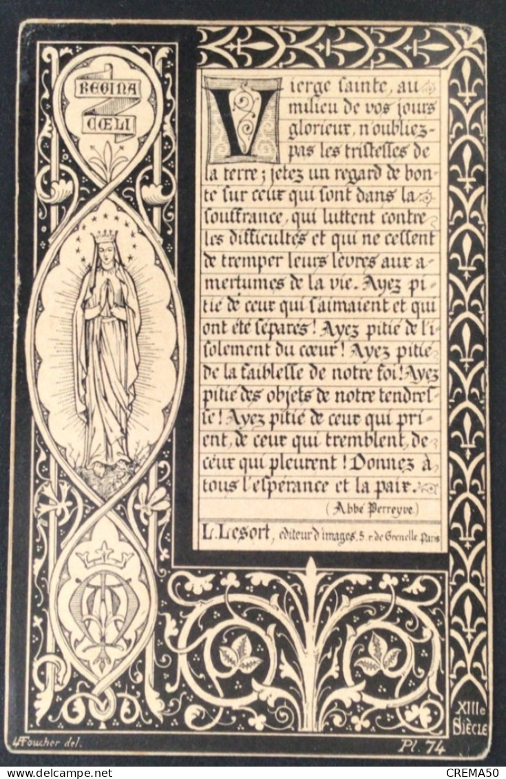 À La Douce Mémoire De Mme Boulommier Décédé Le 9 Août 1898 - Esquela