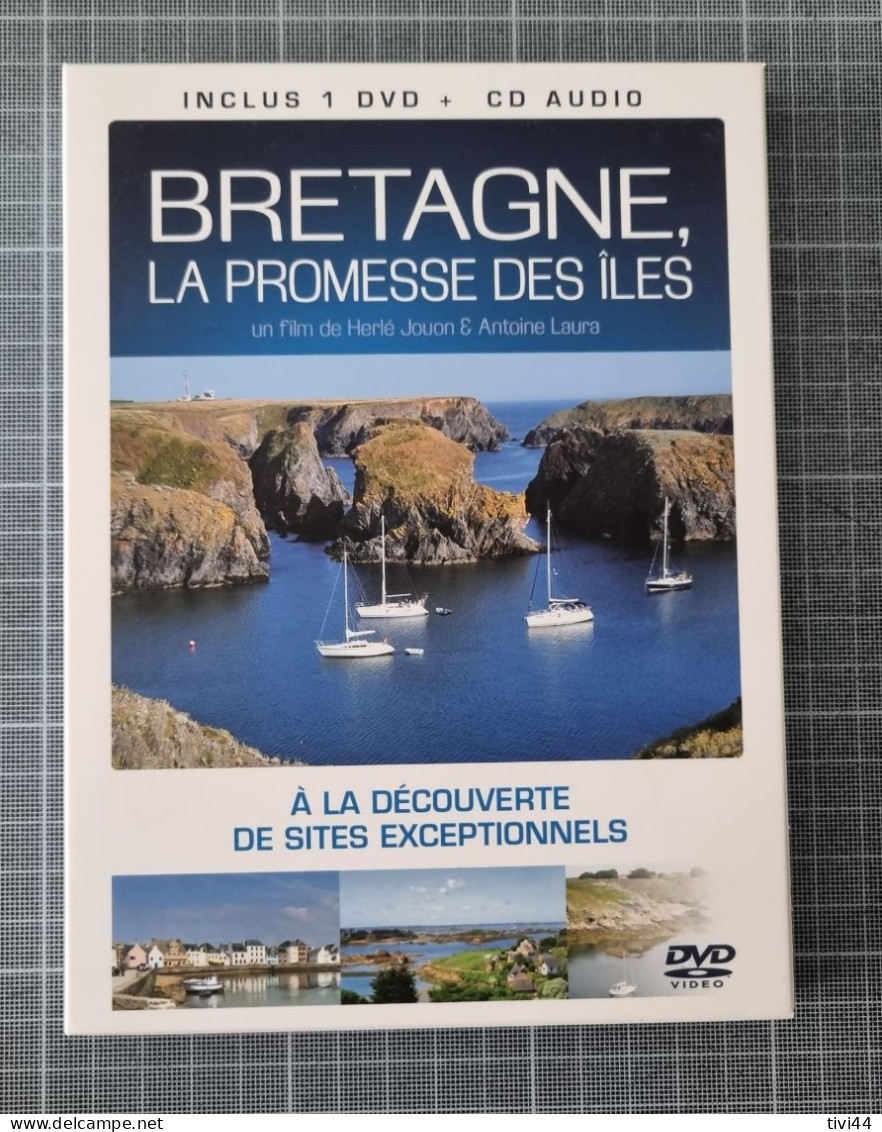 COFFRET 1 DVD + 1 CD AUDIO - BRETAGNE, LA PROMESSE DES ILES - Voyage