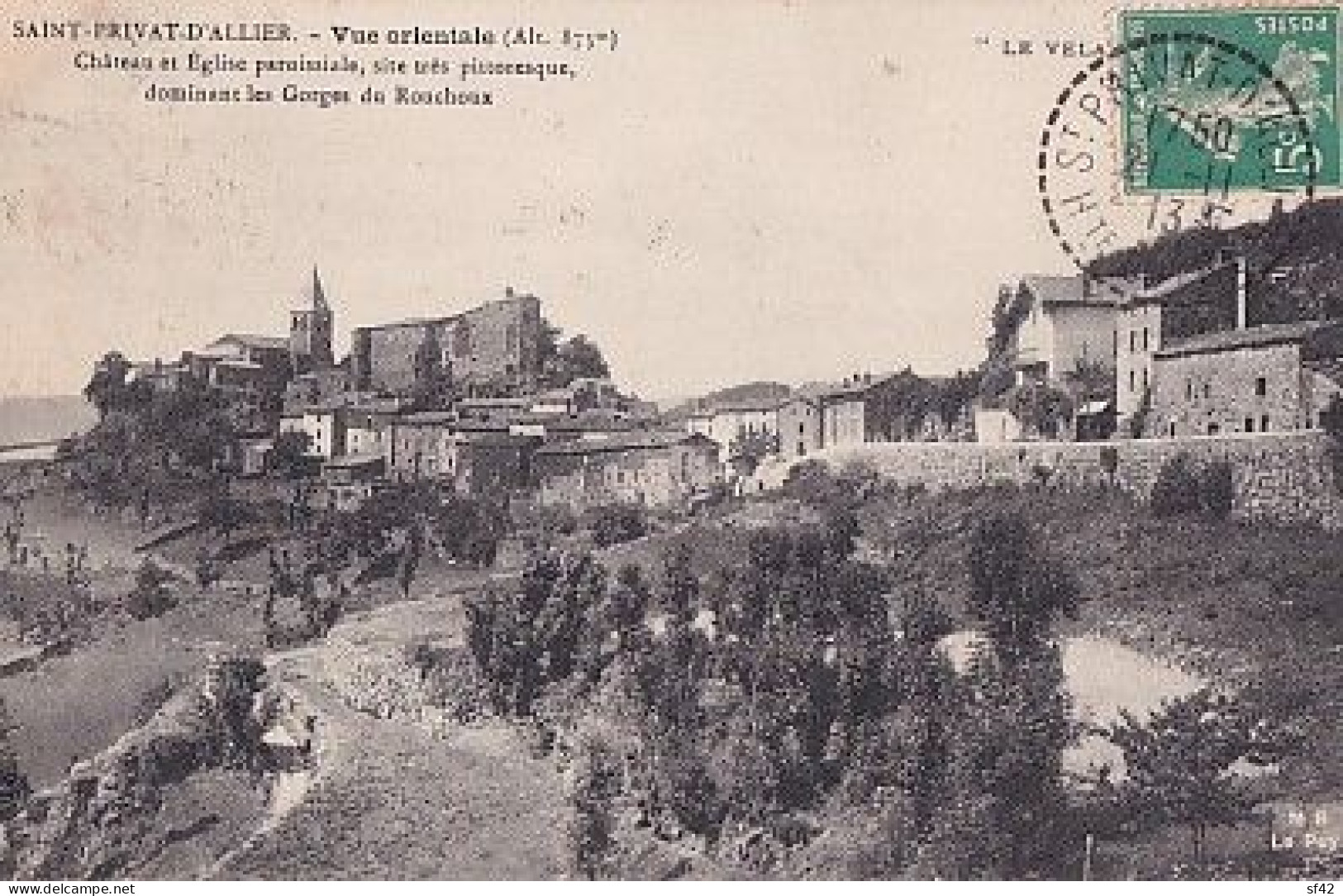 SAINT PRIVAT D ALLIER               VUE GENERALE - Saint Didier En Velay