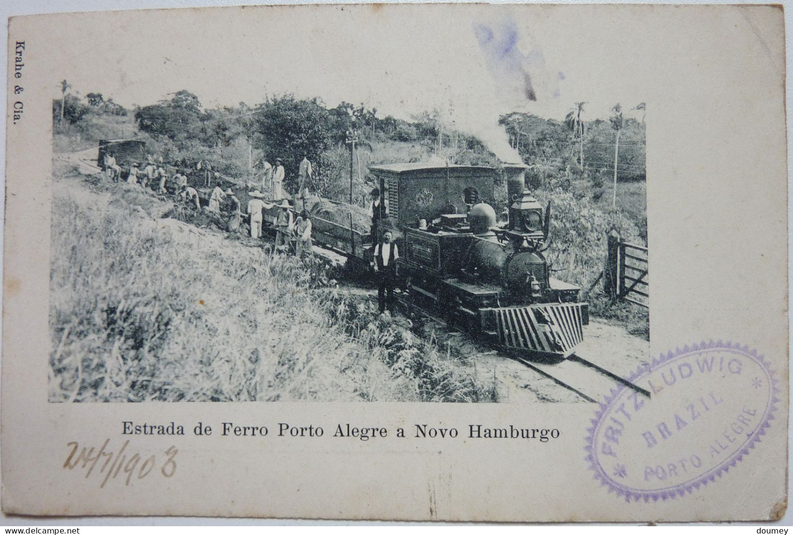 ESTRADA DE FERRO PORTO ALEGRE A NOVO HAMBURGO - Porto Alegre