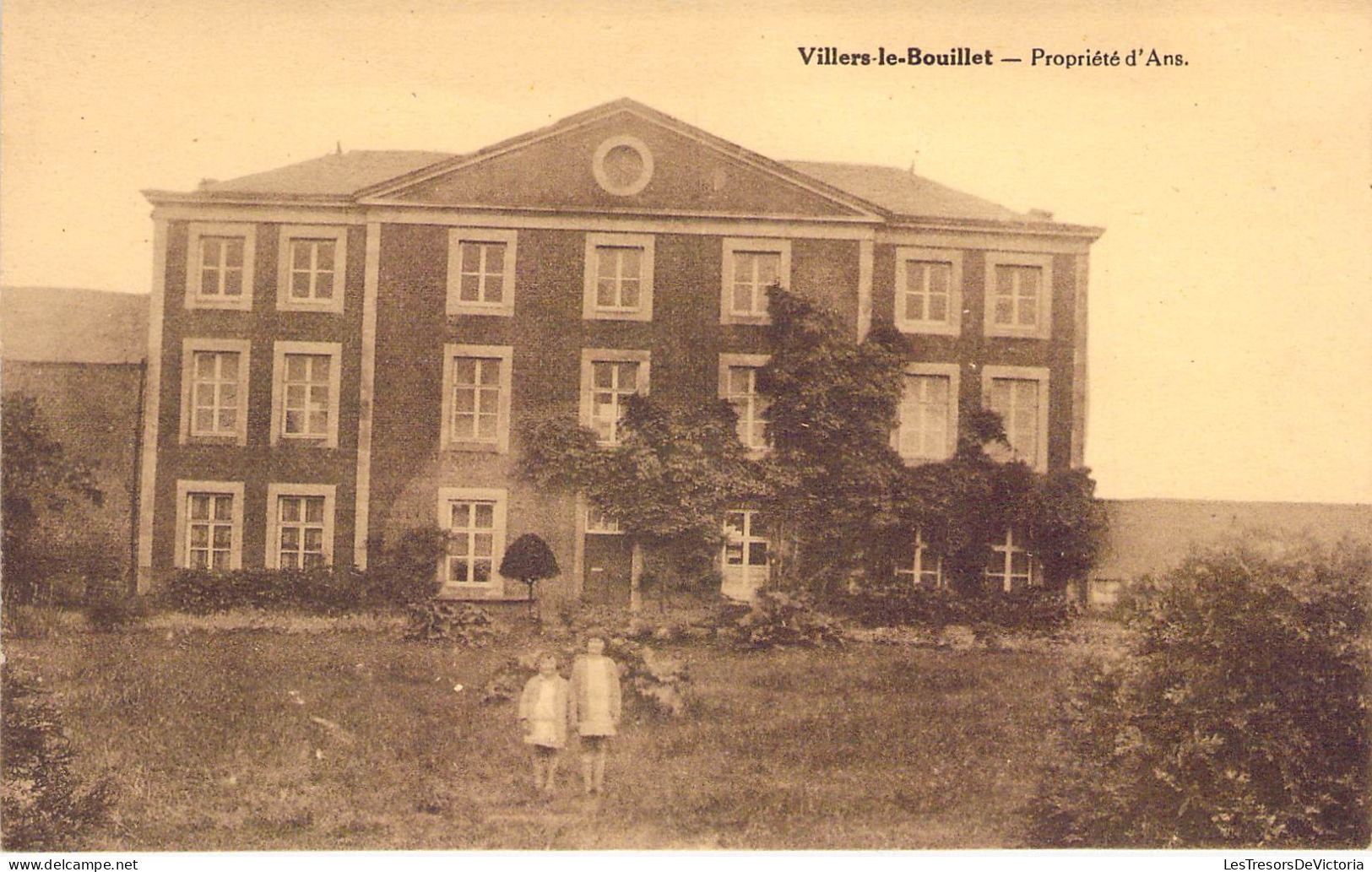 Belgique - Villers Le Bouillet - Propriété D'Ans - Edit. Aug. Henrion Crousse - Desaix - Animé - Carte Postale Ancienne - Huy