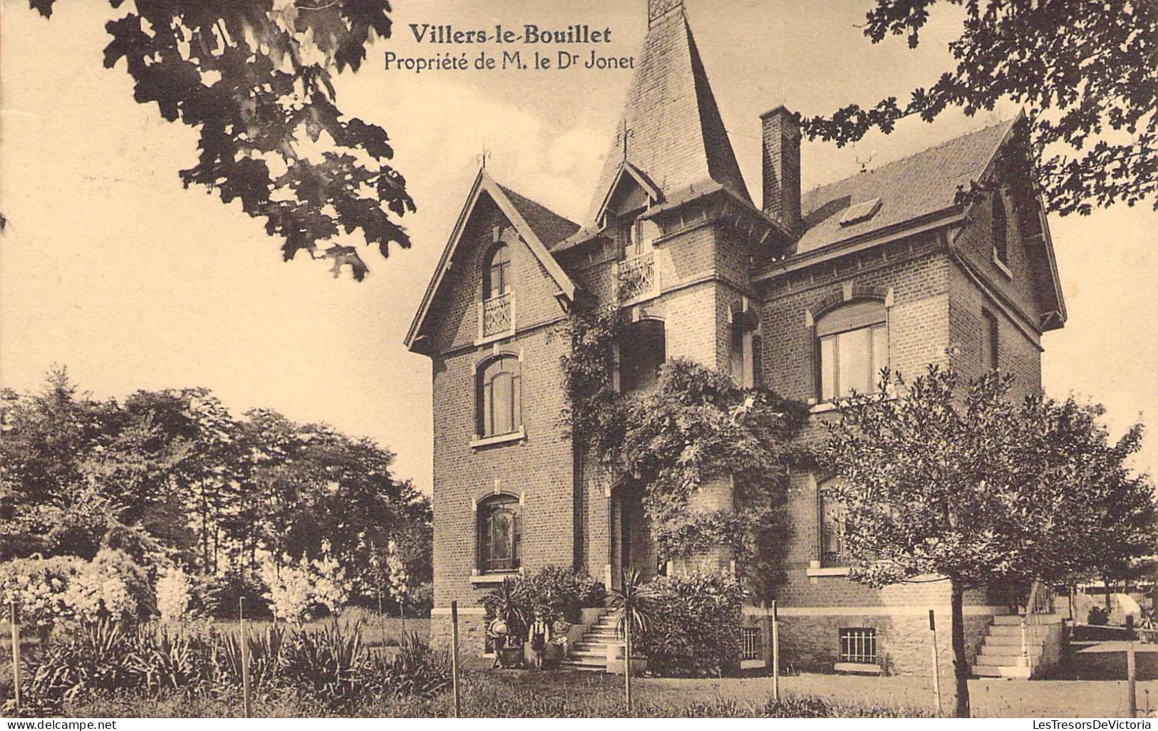 Belgique - Villers Le Bouillet - Propriété De M. Le DR  Jonet - Edit. A. Henrion Crousse  - Carte Postale Ancienne - Huy