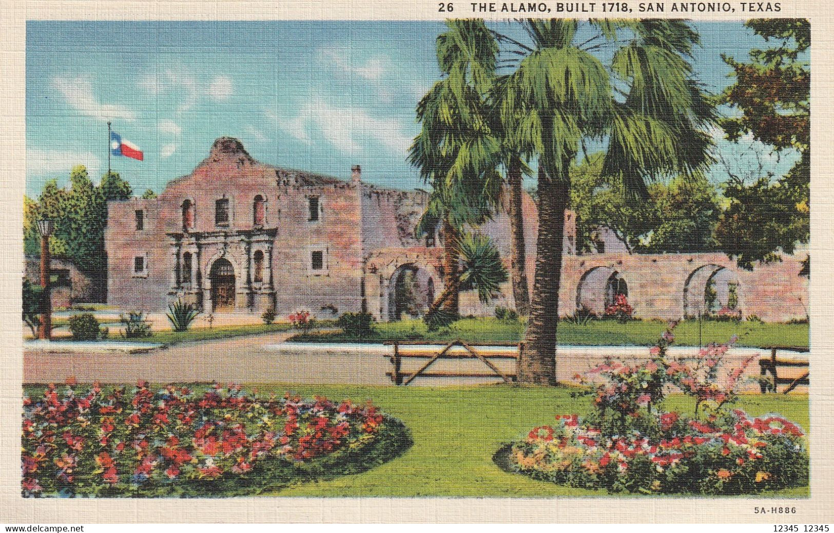 The Alamo, Built 1718, San Antonio, Texas - San Antonio