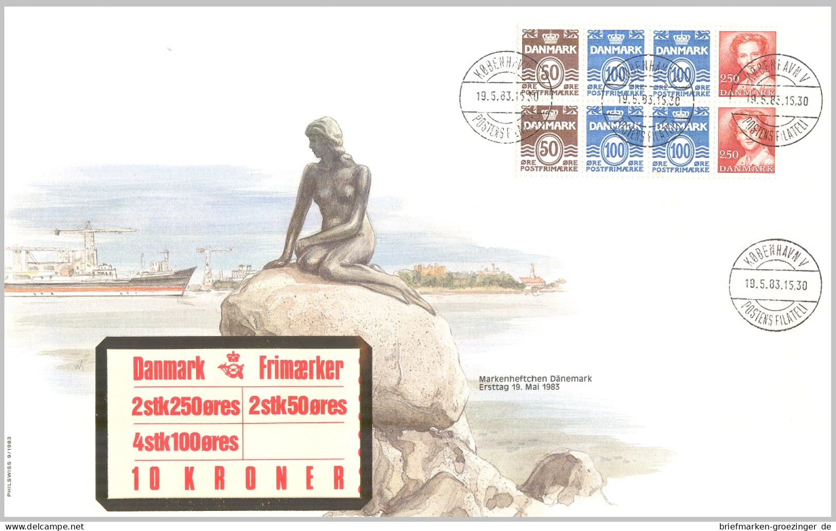 Dänemark 1983 H-Blatt Großformat-16-8400 - Covers & Documents