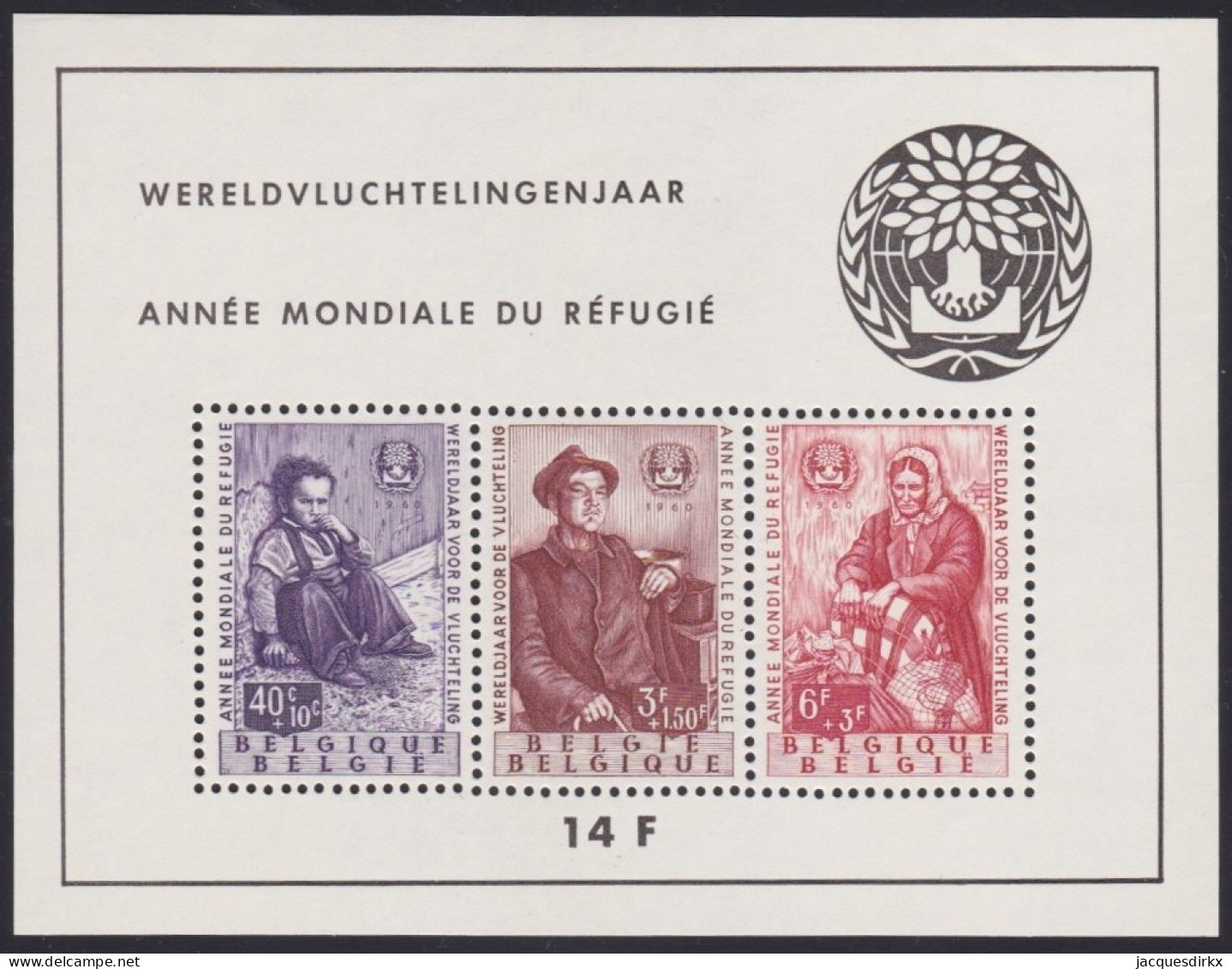 Belgie  .   OBP  .     Blok   32    .   **       .   Postfris  .   /  .    Neuf Avec Gomme Et SANS Charnière - 1924-1960
