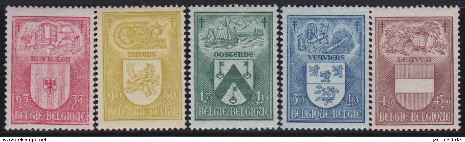 Belgie  .   OBP     .     743/747      .   **       .   Postfris   .   /    .   Neuf Avec Gomme Et SANS Charnière - Neufs