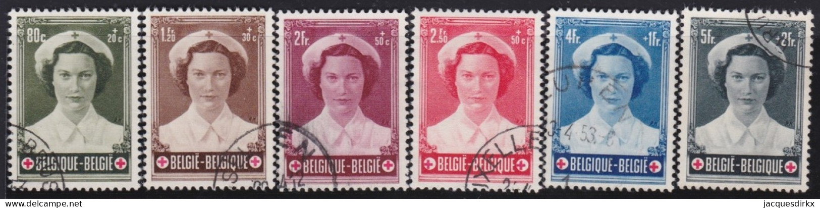 Belgie  .   OBP  .     912/917      .   O     .  Gestempeld  .    /  .    Oblitéré - Usados