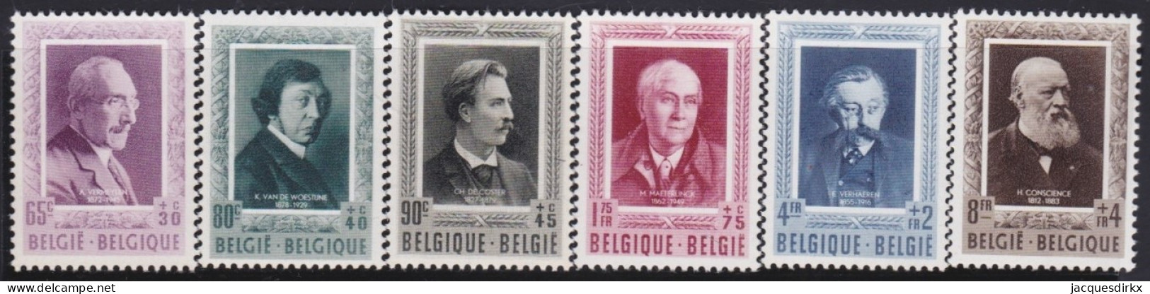 Belgie  .   OBP     .     892/897       .   **       .   Postfris   .   /    .   Neuf Avec Gomme Et SANS Charnière - Ungebraucht