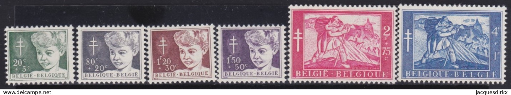 Belgie  .   OBP     .     955/960       .   **       .   Postfris   .   /    .   Neuf Avec Gomme Et SANS Charnière - Ungebraucht