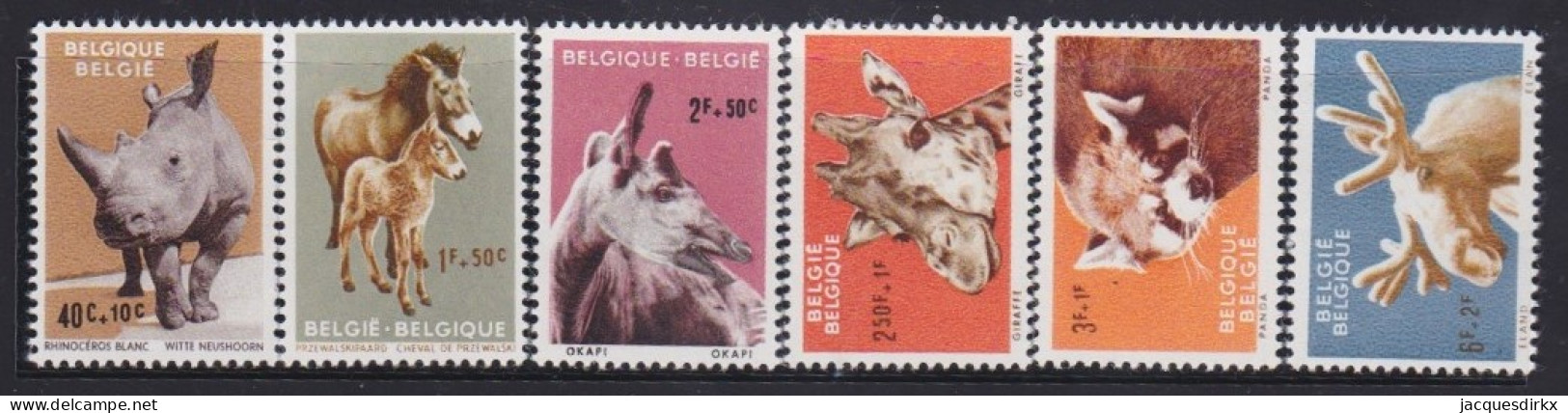 Belgie  .   OBP     .    1182/1187     .   **       .   Postfris   .   /    .   Neuf Avec Gomme Et SANS Charnière - Ongebruikt