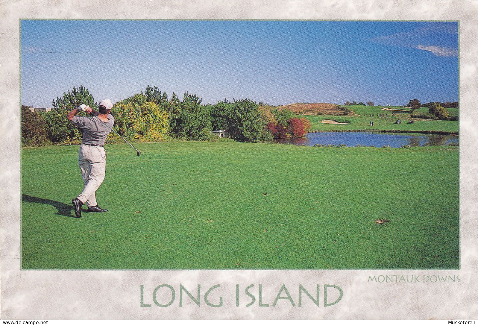 United States PPC Long Island Montauk Downs State Park Golf Course 1998 To Denmark (2 Scans) - Long Island