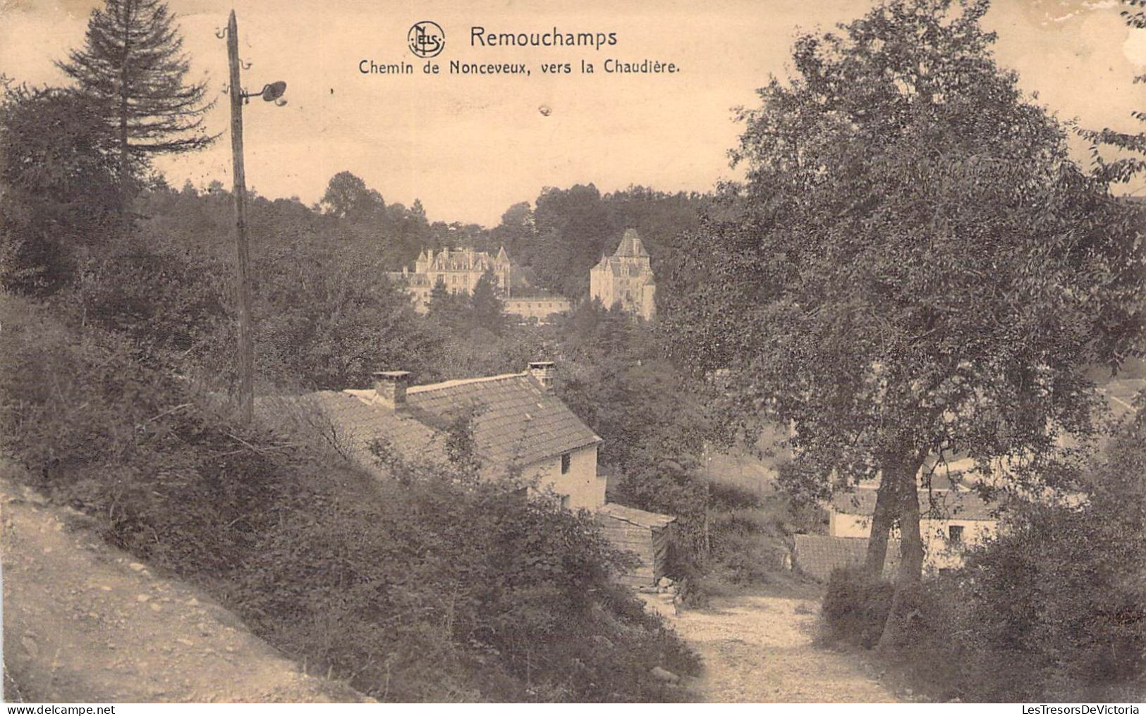 Belgique - Remouchamps - Chemin De Nonceveux Vers La Chaudière - Edit. Prévost Jambon  - Carte Postale Ancienne - Lüttich