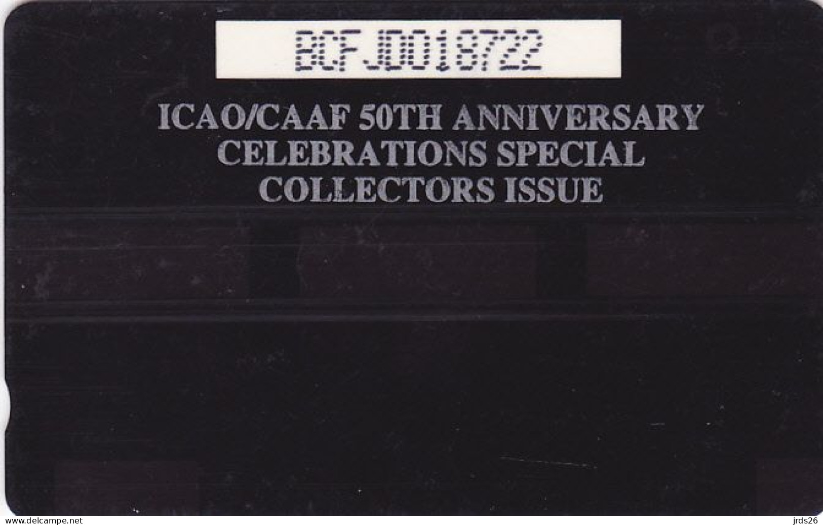 Fiji Phonecard GPT  - - - ICAO/CAAF Anniversary  BCFJD - Fiji