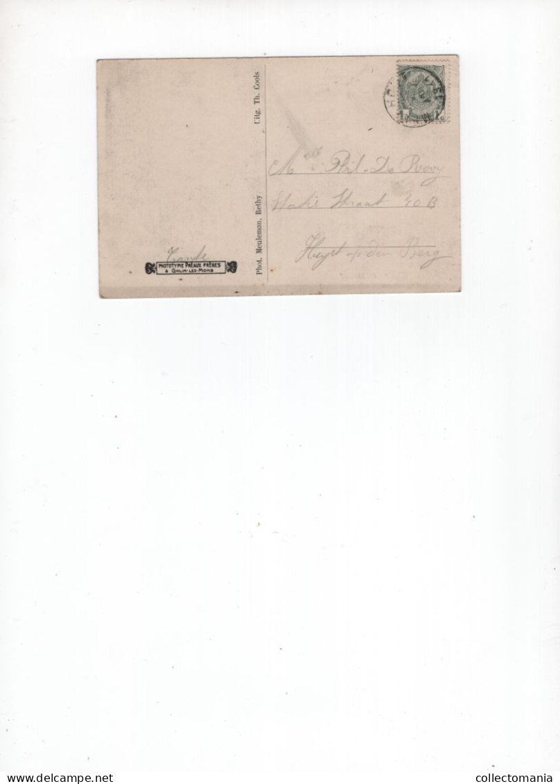 1 Oude Postkaart  Meerhout  Zicht Op Het Marktplein En De Kiosk  Anno 1911 - Meerhout