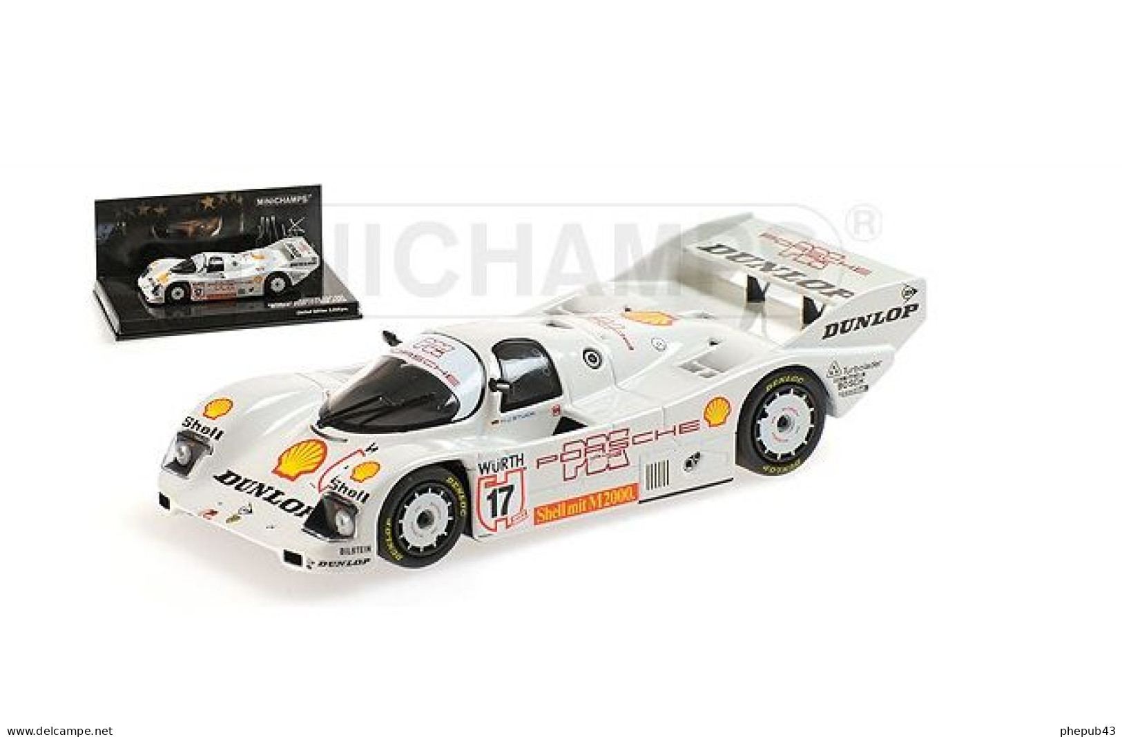 Porsche 962 C – PDK – Hans-Joachim Stuck - 1st Supercup Nürburgring 1987 #17 - Minichamps - Minichamps