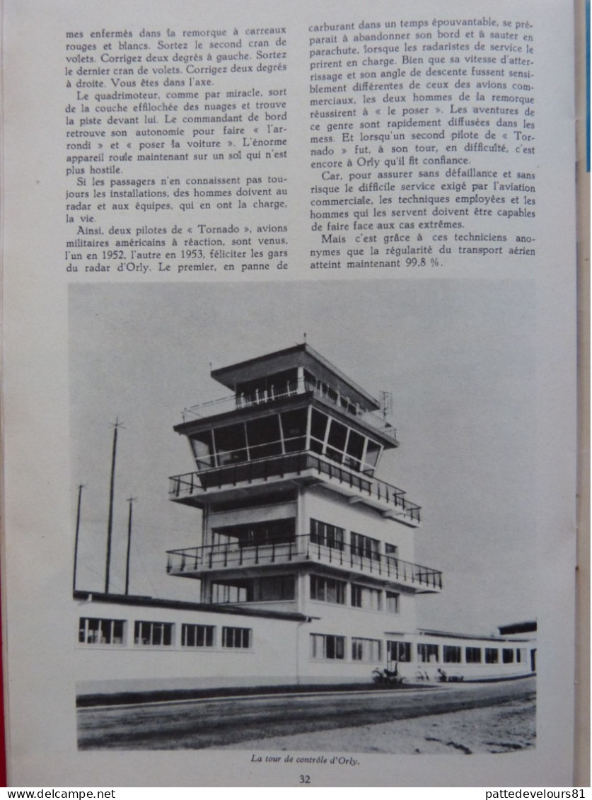 "TRANSMONDIA" ORLY Aéroport Tour De Contrôle Airport Flughafen Luchthaven + PEUGEOT 203 + RENAULT 4 CV Automobile - Aviation